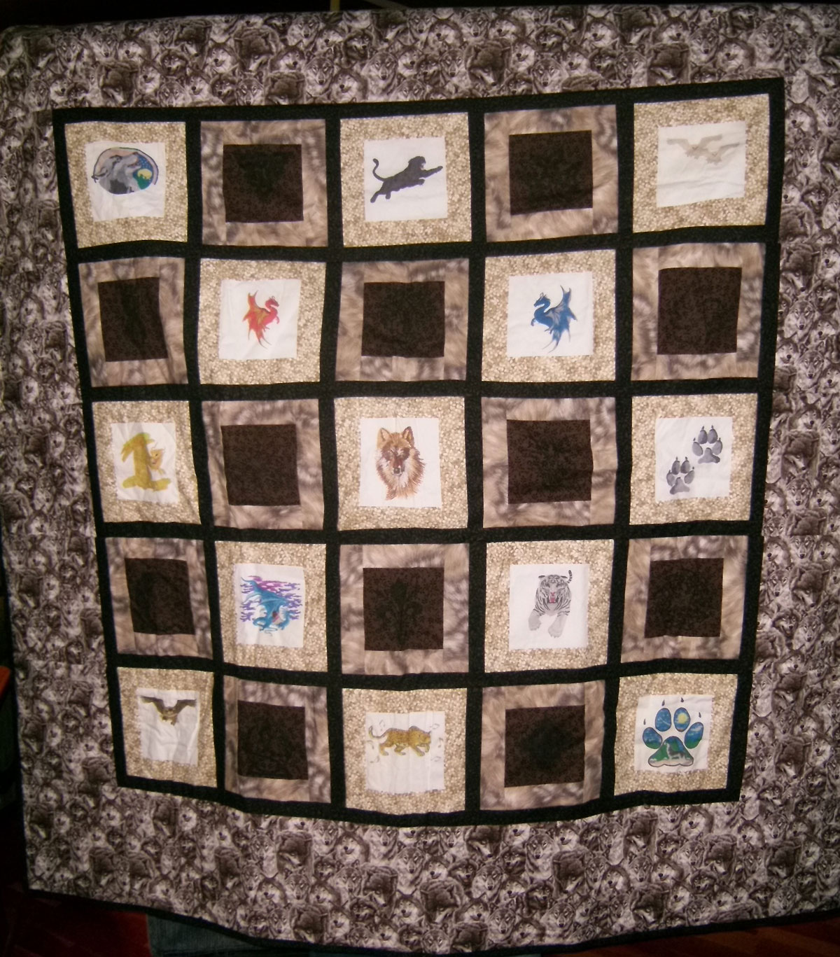 Printed Transfer Carpathian Healing Quilt by Carol Carter